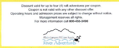 A Rafting Adventure on the Colorado River. Enjoy the fascinating geology and desert wildlife of the Black Canyon.