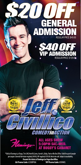 Jeff Civillico: Comedy in Action - $20 Off GA Ticket $40 Off VIP Ticket