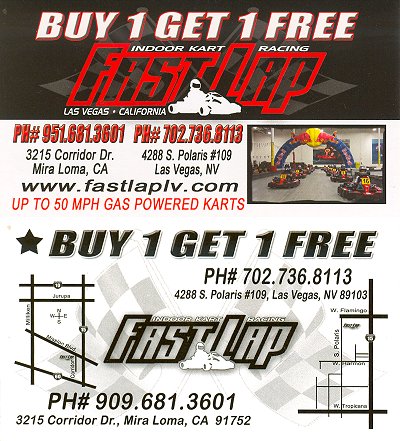 Fast Lap Indoor Kart Racing. Buy 1 Get 1 Free.