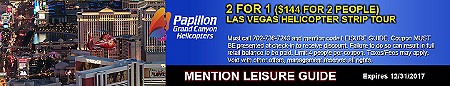 Two-for-One helicopter Las Vegas Strip tour with Papillon Heliopters coupon