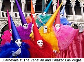 Carnevale at Venetian and Palazzo Las Vegas