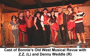 ZZ and Cast of Bonnies Old West Musical Revue